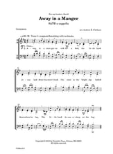 Away in a Manger SATB choral sheet music cover